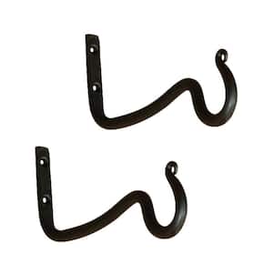 Monarch Abode White Iron Hanger Decorative Wall Bracket (set of 2) 20044 -  The Home Depot