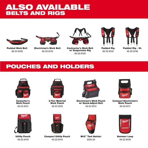 milwaukee carpenter tool belt