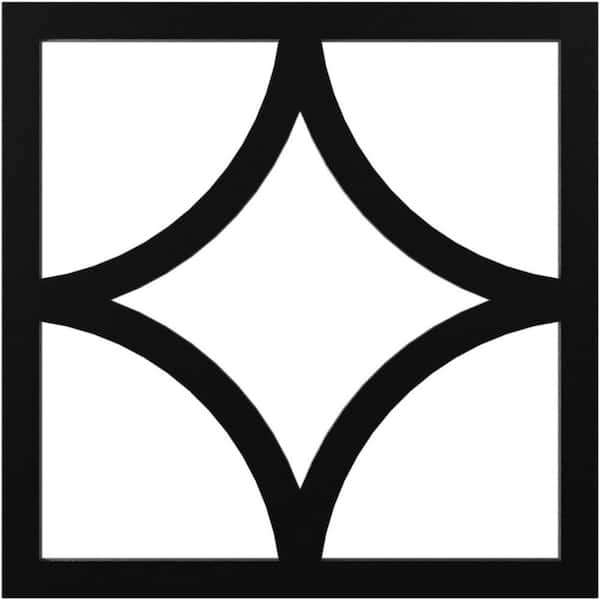 1 in. x 40 in. x 40 in. PVC Medallion Moulding