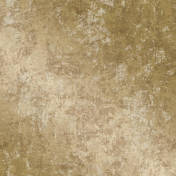 Distressed Gold Peel and Stick Wallpaper Sample