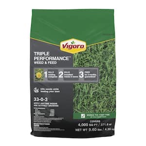10 lbs. 4,000 sq. ft. Triple Performance Weed andS Feed