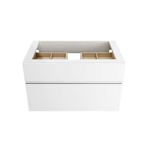 Studio S 33 in. Double Drawer Bath Vanity Cabinet Only in White