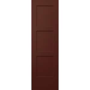 24 in. x 80 in. Birkdale Black Cherry Stain Smooth Solid Core Molded Composite Interior Door Slab