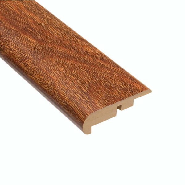 HOMELEGEND High Gloss Natural Mahogany 7/16 in. Thick x 2-1/4 in. Wide x 94 in. Length Laminate Stair Nose Molding