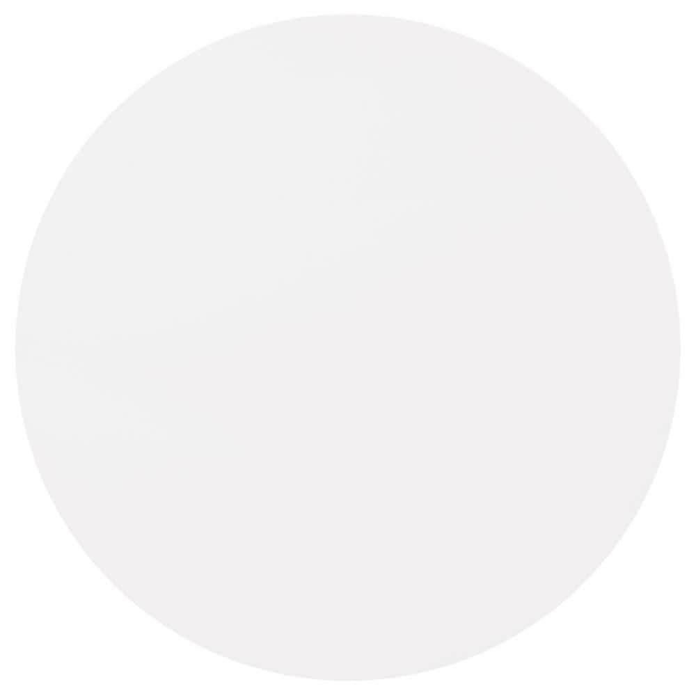 Breckenridge 40" White and Natural Wood Round Dining Table