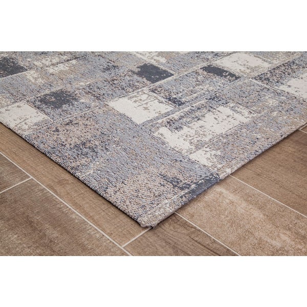 Aarhus Multi-Colored 54 in. x 40 in. Polyester Chair Mat