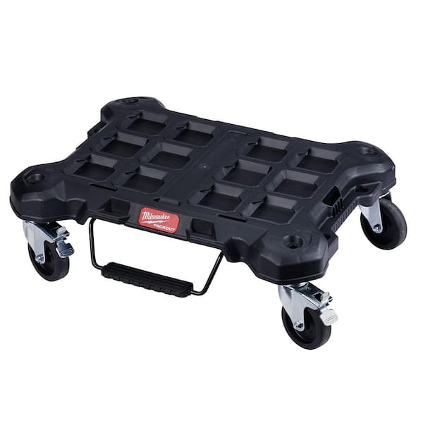 Milwaukee PACKOUT Dolly 24 in. x 18 in. Black Multi Purpose Utility Tool Cart 48 22 8410