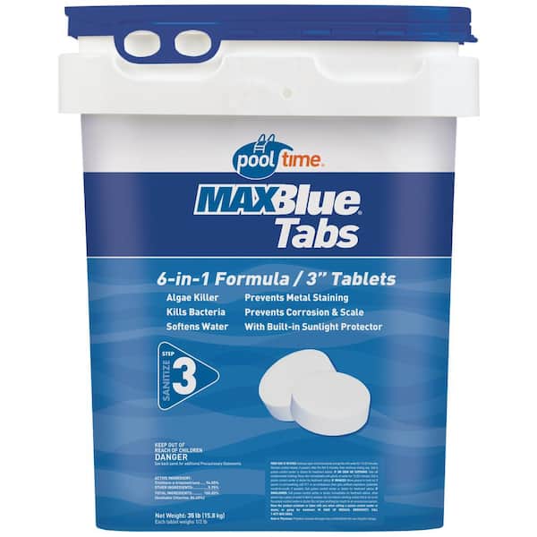 Pool Time MAXBlue 35 lbs. 3 in. Pool Chlorinating Tablets