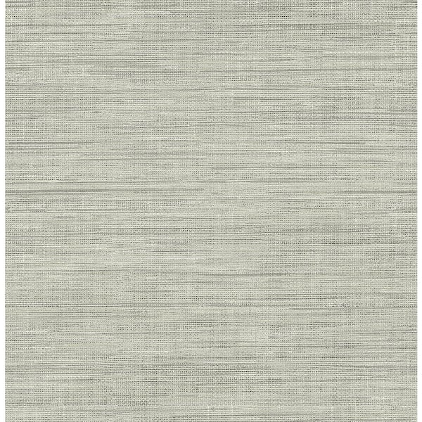 Brewster Island Grey Faux Grasscloth Island Grey Wallpaper Sample