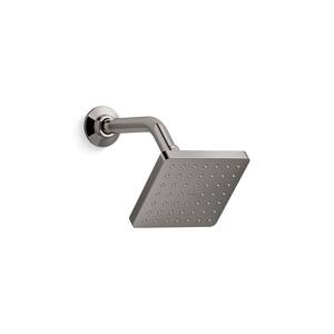 Parallel 1-Spray Patterns 1.75 GPM 5 in. Wall Mount Fixed Shower Head in Vibrant Titanium