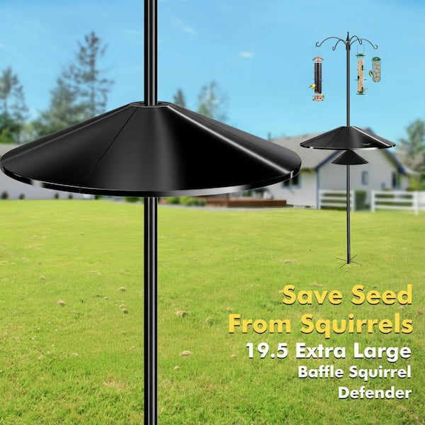Justincity 19.5 in. Oversized Non-Electric Squirrel Guard Baffle