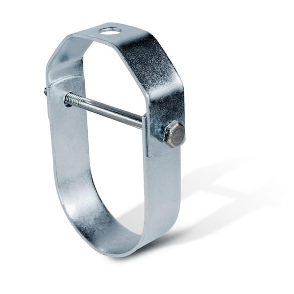 PLUMBFLEX 4 in. Clevis Hanger for Vertical Pipe Support in Standard Electro Galvanized Steel