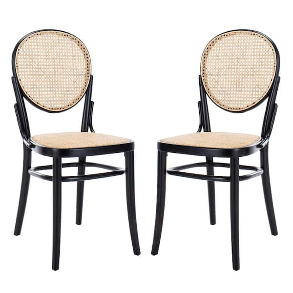 safavieh sonia modern natural cane dining chair