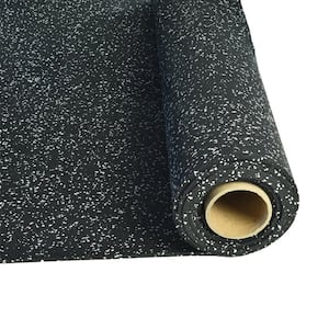 GMats Eggshell 10% Color Fleck 48 in. W x 120 in. L Rolled Rubber Gym Exercise Flooring Roll (40 sq. ft.)