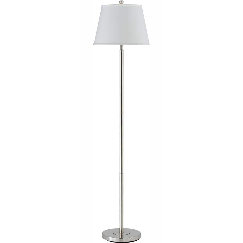 CAL Lighting 60 in. Andros Floor Lamp in Brushed Steel -  BO-2077FL-BS