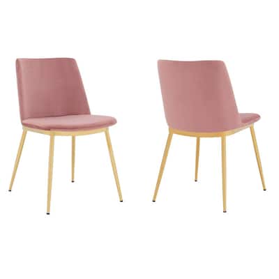Noble House Alnoor Light Blush Fabric, Purple Dining Chairs Canada