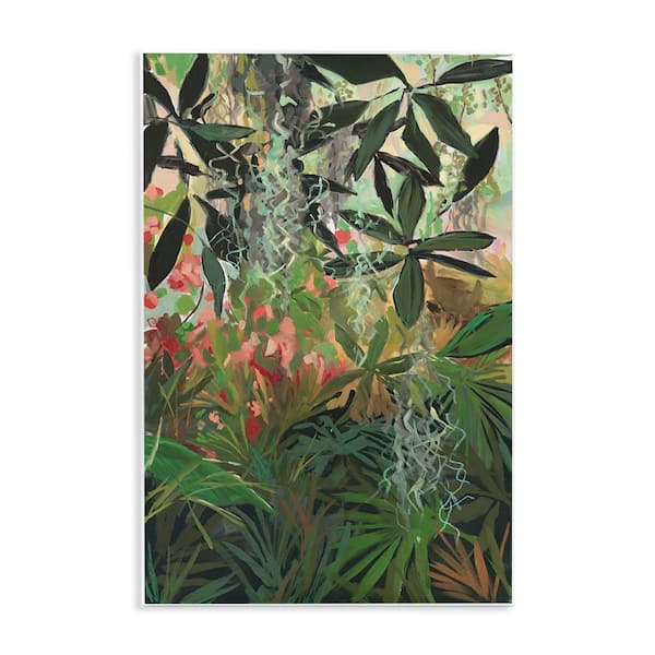 Stupell Industries Dense Rain Forest Plants by Jenny Westenhofer Unframed Nature Graphic Art Print 19 in. x 13 in.