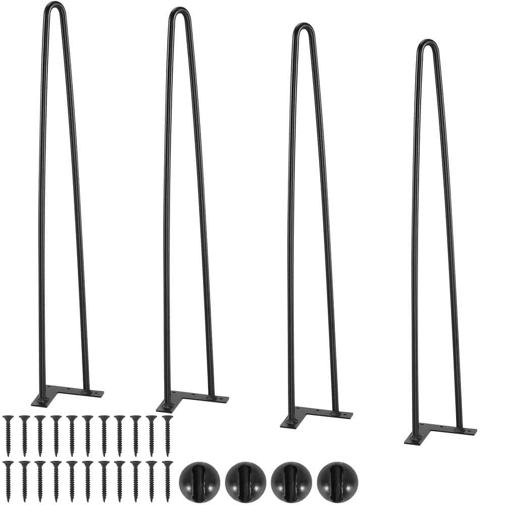 28 in. Hairpin Furniture Legs, Metal Home DIY Projects for Nightstand, Desk, 500 lbs. Load Capacity, 4 PCS 2025 update price history on PriceWatchPro