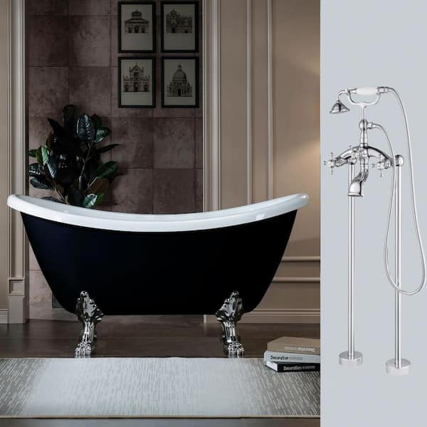 30 Best Clawfoot Tub Ideas for Your Bathroom - Decorating with Clawfoot  Faucets and Showers