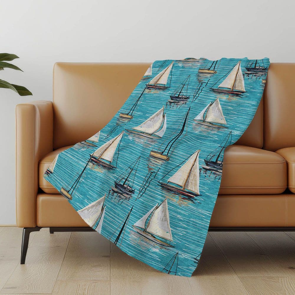Premium Machine Washable ASB153 Teal 50 in. x 70 in. Sherpa Throw Blanket price history on PriceWatchPro