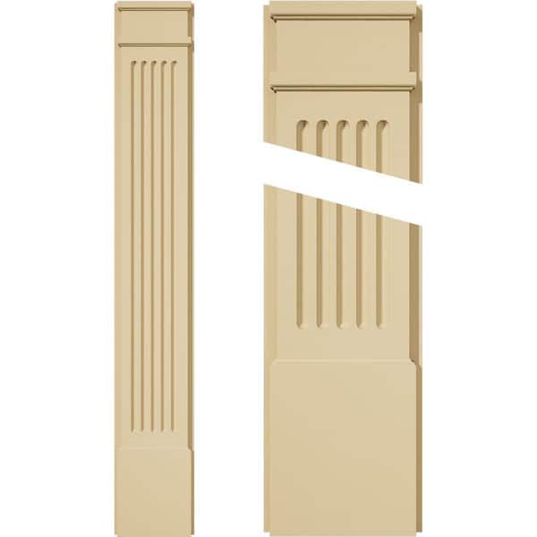 Ekena Millwork 2 in. D x 9 in. W x 60 in. L Primed Polyurethane Pilaster 1-Pack