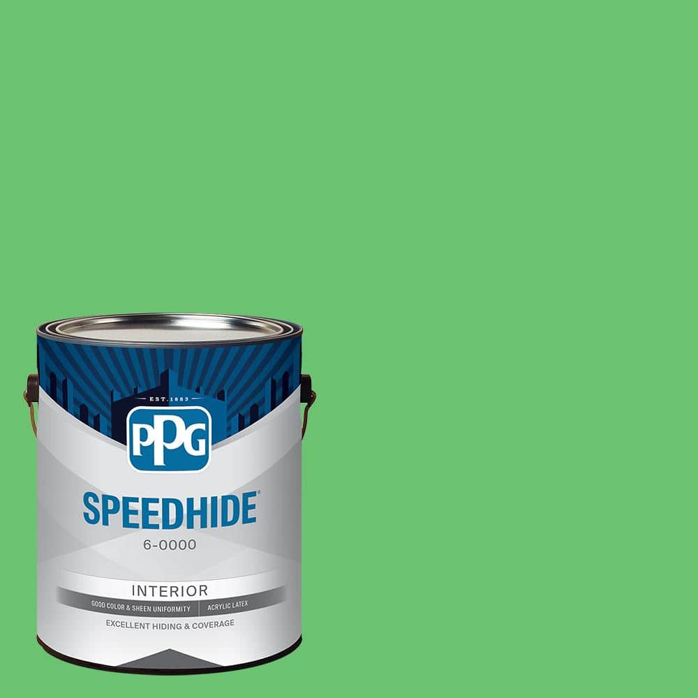 SPEEDHIDE 1 gal. Bermuda Grass UltraFlat Interior Paint PPG12256SH