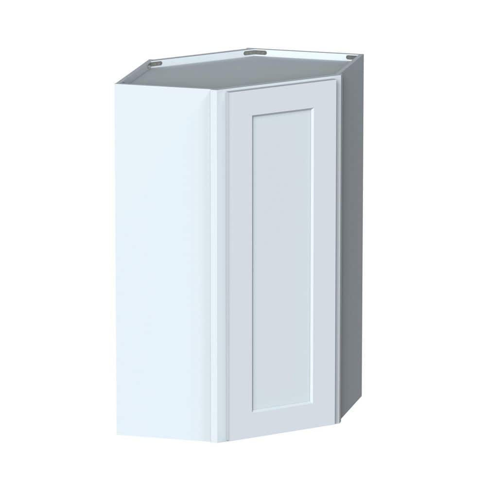 24 in. W x 12 in. D x 42 in. H Plywood Ready to Assemble Corner Wall Kitchen Cabinet in Dove Gray Full Overlay Design price history on PriceWatchPro