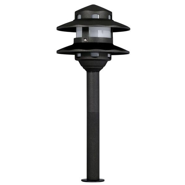 Hampton Bay 20-Watt Equivalent Low Voltage Black Integrated LED Outdoor  Landscape Spot Light IWH2301LM - The Home Depot