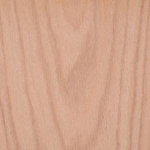 48 in. x 96 in. Red Oak Wood Veneer with 10 mil Paper Backer