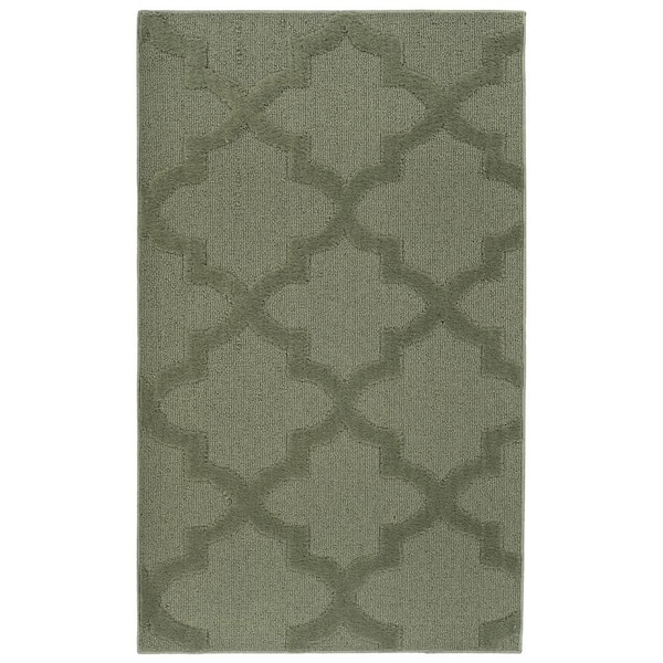 Garland Rug Quatro Sage 3 ft. x 5 ft. Area Rug