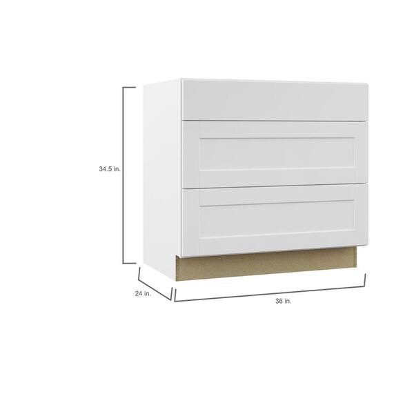 Pans Drawer Base Kitchen Cabinet, 36 Inch Cabinet With Drawers