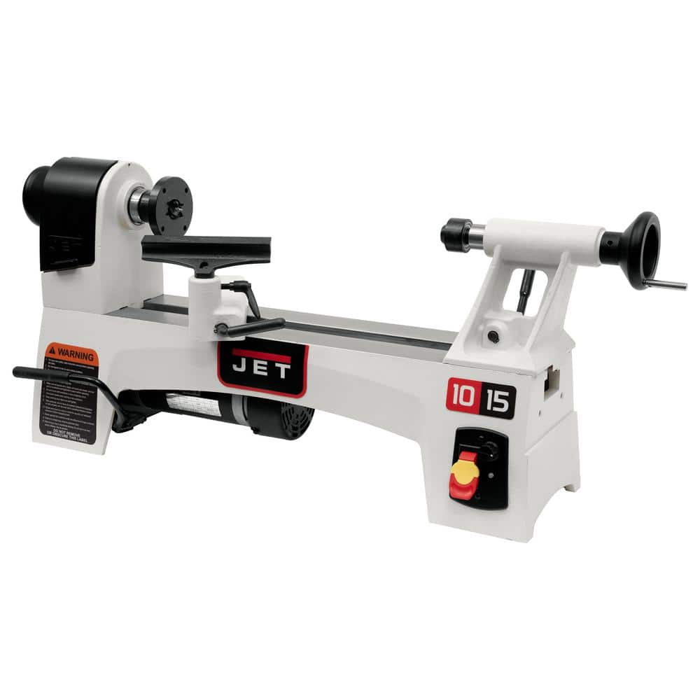 Jet 1/2 HP 10 In. X 15 In. Wood Lathe, Variable Speed, 115-Volt, JWL ...