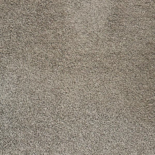 4urFloor-Frosted Pebble Beige Residential 24 in. x 24 in. Peel and Stick Carpet Tile Square (36 sq. ft. )