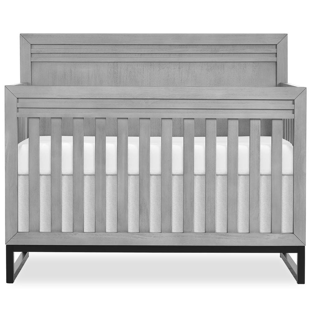 Evolur Kyoto Grey 5 in. 1 Convertible Crib, Imperial Grey -  937-IPG