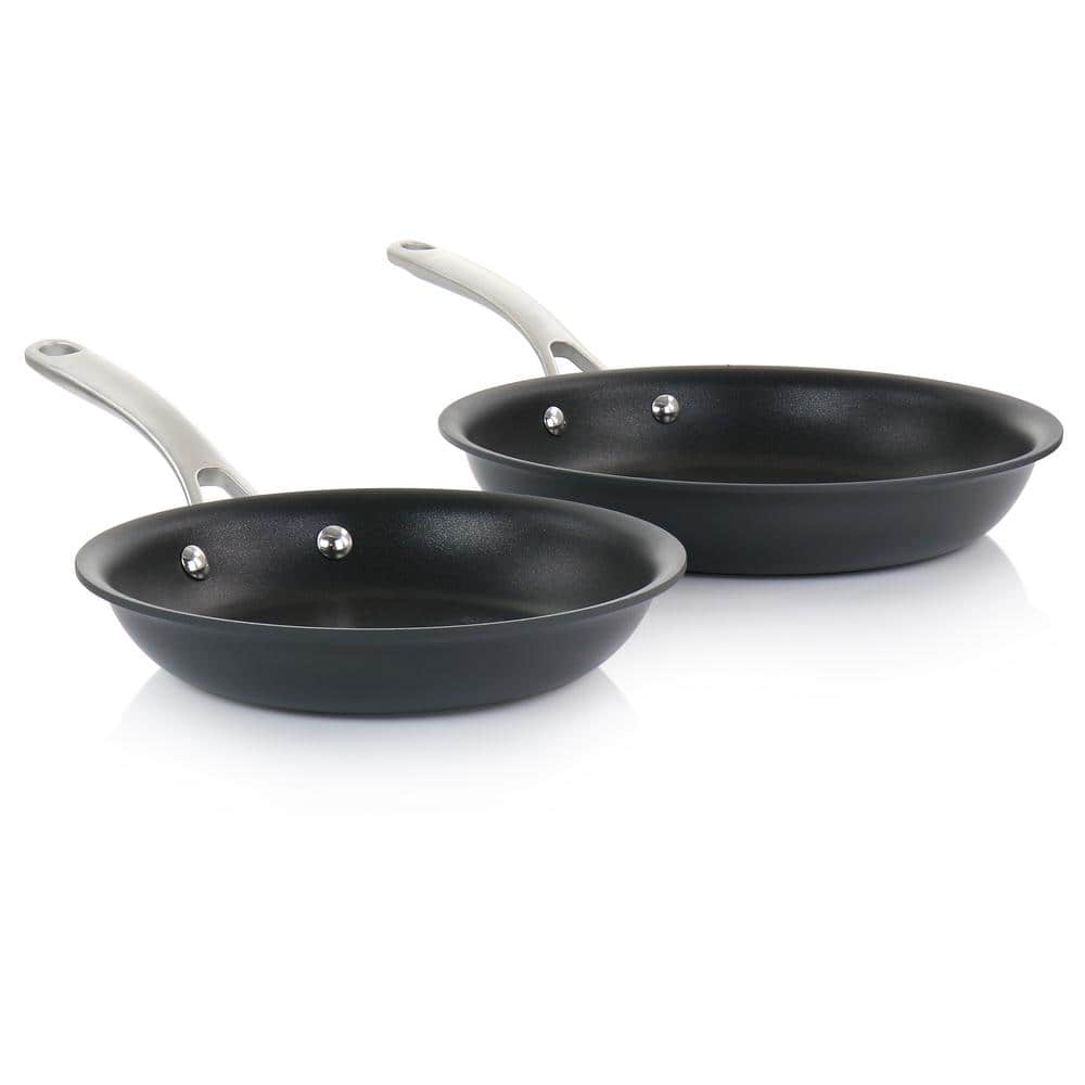 10 Piece Black Nonstick Aluminum Cookware Set