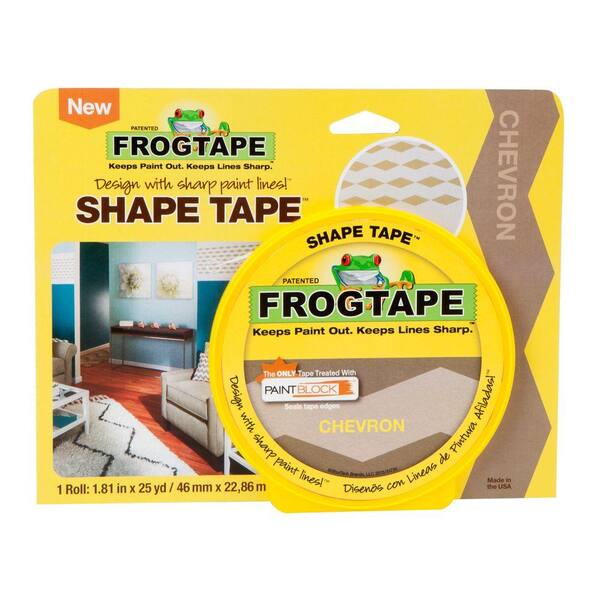 FrogTape 1.81 in. x 25 yds. Chevron Shape Tape (4-Pack)