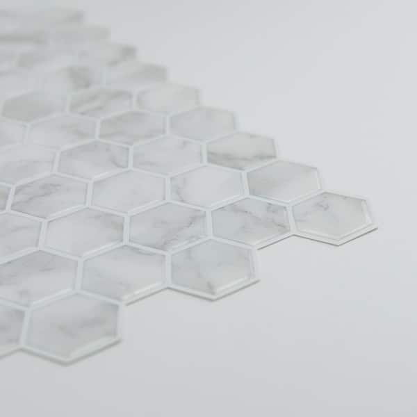 Hexagon Peel and Stick Vinyl Tile Sticker