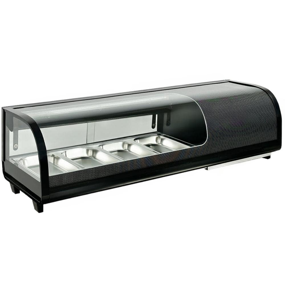46.3 in. 1.5 cu. ft. Refrigerated Display Case Sushi Refrigerator NSF ES42S Black