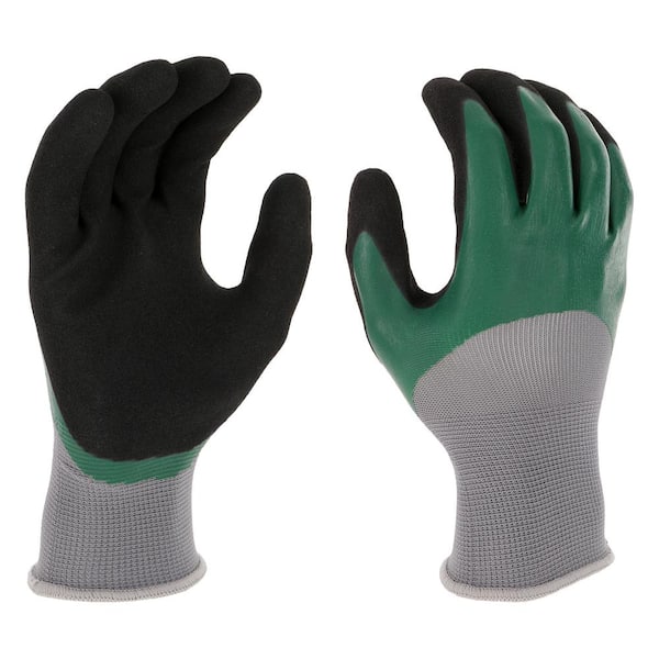 Latex Coated NON SLIP GLOVES Outdoor Gardening Painting Decorating Building Work 