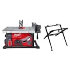 M18 FUEL ONE-KEY 18-Volt Lithium-Ion Brushless Cordless 8-1/4 in. Table Saw Kit with (1) 12.0Ah Battery and Stand
