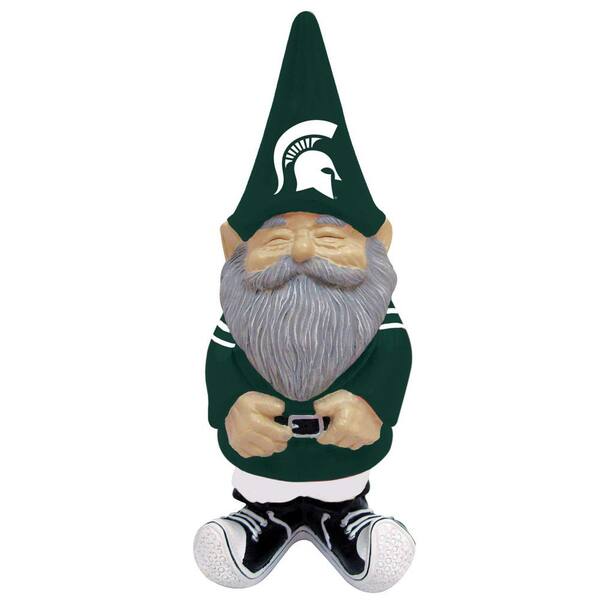 Evergreen Michigan State University 11 in. Garden Gnome