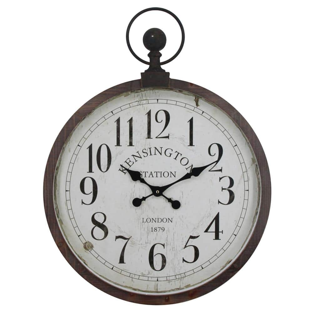  [Thicker Updated] Large Wall Clock, 30 Inch Industrial