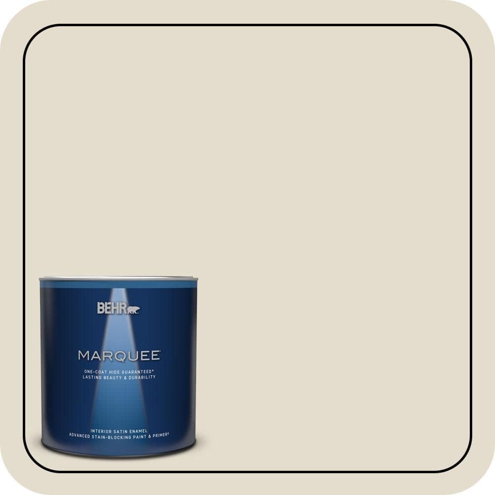 1 qt. #MQ3-40 Varnished Ivory One-Coat Hide Satin Enamel Interior Paint & Primer price history on PriceWatchPro