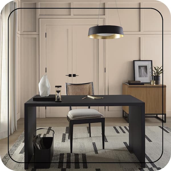 BEHR MARQUEE 1 gal. #MQ2-32 Mink Haze One-Coat Hide Satin Enamel
