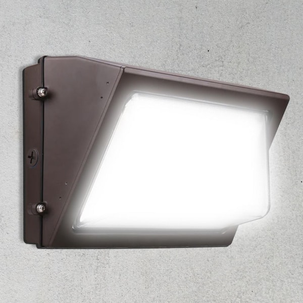 120-Watt Integrated LED Wall Pack Light, 3CCT, Up to 18000LM, Dusk to Dawn Photocell Sensor, IP65, Dimmable UL Listed