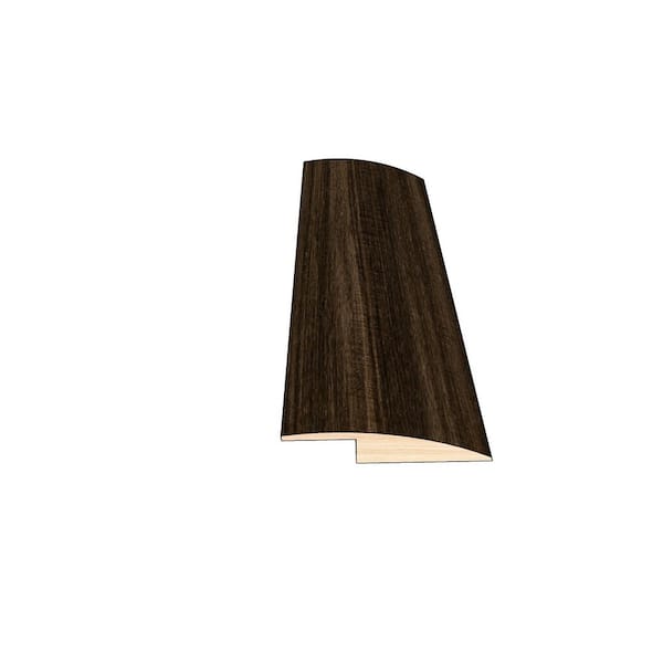 OptiWood Roasted Cashew 0.50 in. Thick x 1.50 in. Width x 78 in. Length Overlap Reducer Hardwood Molding