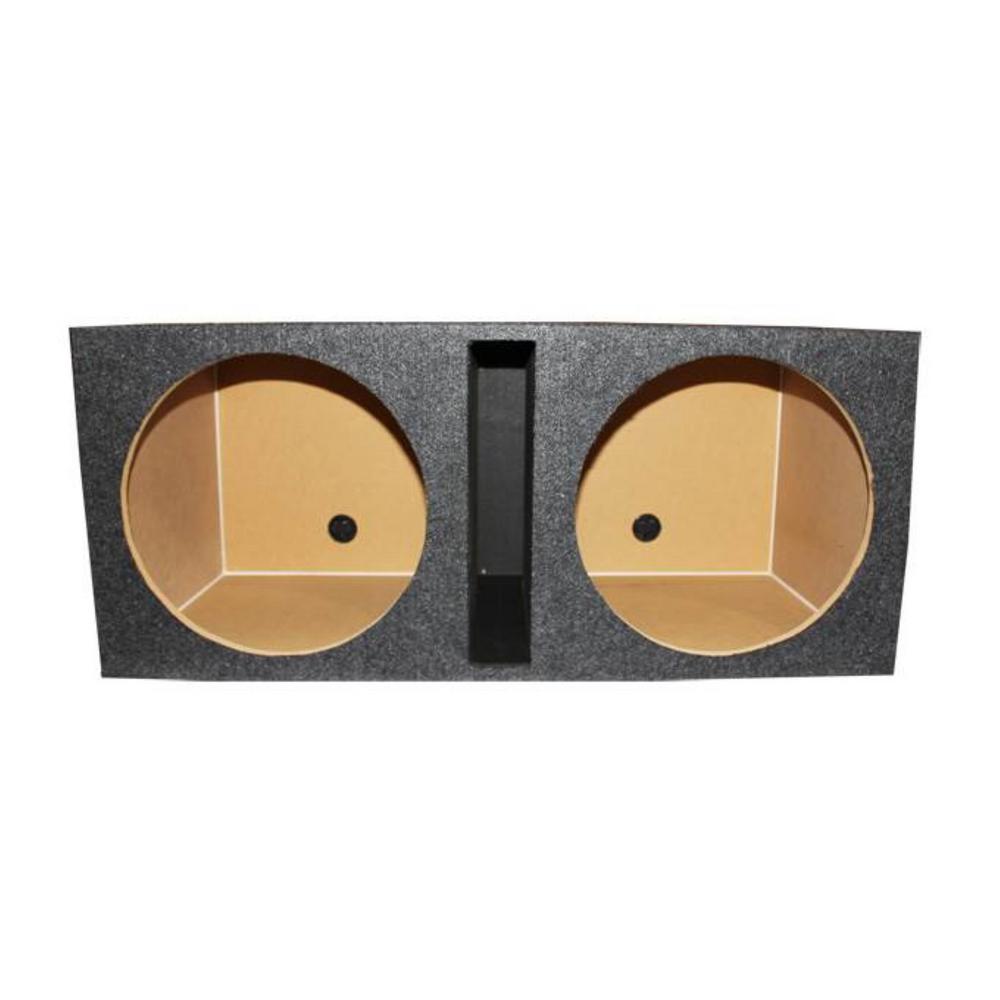 Dual 15 in. Vented MDF Subwoofer Box 2 Speakers Enclosure