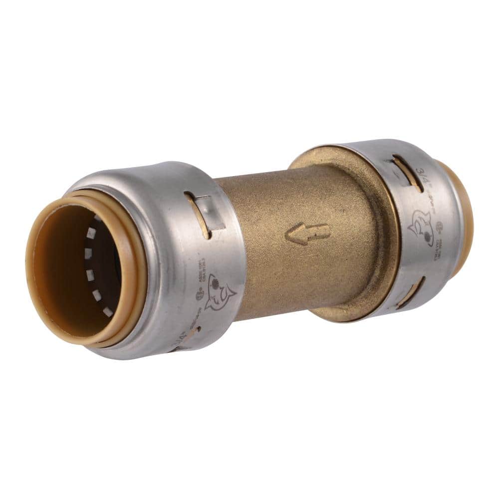 SharkBite Max 3/4 in. Brass PushtoConnect Check Valve UR2016A The