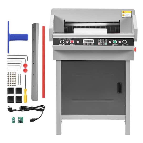 Electric Paper Cutter, 18.9 in. Tile Cutter with Steel Blade, Cuts Through Nylon and Flooring Tool Features