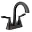 Delta Faryn 8 in. Widespread Double-Handle Bathroom Faucet in Oil ...